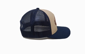 Comfortable & High Quality Fashion for Outdoor Use, Adjustable Logo 6 Panel Structured <b>Navy</b> Mesh Back Sport Cap, Made in Vietnam - Product Image 4