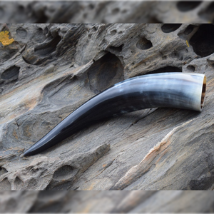 Cuerno Vikingo Auténtico de Alta Calidad, Ecológico, Material Orgánico, Estilo Animal Único, Artesanía Pulida, 01-09L - Product Image 5