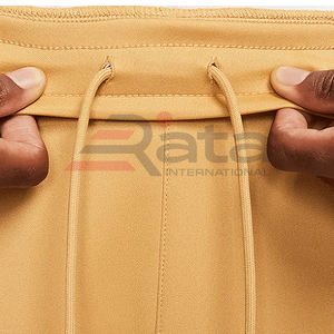 Pantalones de estilo informal de cintura alta personalizados para hombre 2023, diseño único, transpirable, de lona Premium, cintura elástica, diseño superior - Product Image 6