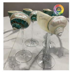 Tasse créative en coquillage porte-cocktail en coquillage naturel décoration de fête vaisselle de mariage prête à l'exportation - Product Image 6