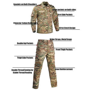 Servicios ODM precio asequible uniforme táctico transpirable e impermeable Camo uniforme táctico conjunto para caza senderismo - Product Image 2