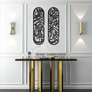 Arte de Pared Metálico de Lujo con Tema Moderno, Decoración del Hogar Colgante, Hecho a Mano, Alta Calidad, India - Product Image 4