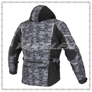 Chaqueta de turismo para motocicleta para hombre 3/4 impermeable CE aprobado chaqueta de ventilación reflectante para verano y conducción en todas las estaciones - Product Image 2