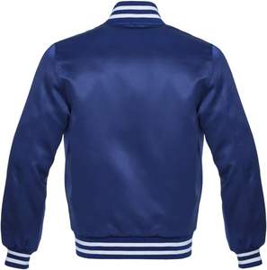 Chaqueta universitaria de marca de moda callejera para hombre, bordada suelta personalizada con personalidad Letterman Collage para primavera - Product Image 4