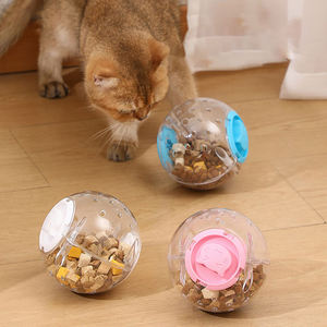 Distributeur de nourriture interactif moderne pour animaux de compagnie, balle de jeu réglable, distributeur automatique de nourriture pour chat - Product Image 4