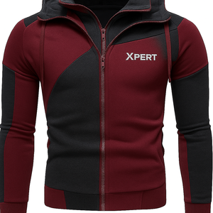 OEM/ODM Sports Zipper Hoodie with <b>Bib</b> Collar Custom Logo <b>Training</b> & Streetwear Jacket Unisex Activewear Low MOQ Wholesale - Product Image 2