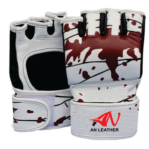 ถุงมือฝึกการต่อสู้ MMA ที่ดีที่สุดถุงมือหนังและยาง sparring - Product Image 1