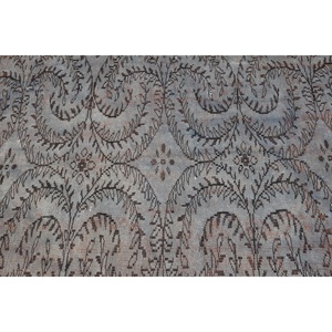 Alfombra turca Vintage clásica Beige marrón 6,2x8,8 pies área grande lana látex respaldo patrón de retazos para pasillo dormitorio lado - Product Image 5