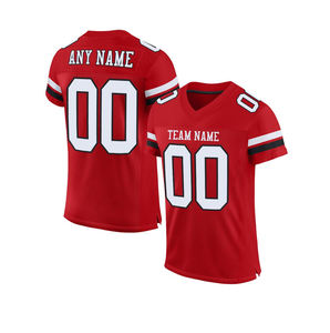 Ventes en gros de maillots de football américain de haute qualité, respirants, 100% polyester, impression numérique, séchage rapide, ensemble uniforme adulte - Product Image 1