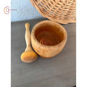 Molinillo de mortero y Maja de madera más vendido para hierbas, ajo, nuez, especias, buena calidad, elementos esenciales de cocina, hogar, Hotel, restaurante - Product Image 3