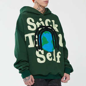 Top Tendance Hommes Puff Impression Hoodies Meilleure Vente Adulte Jeunesse À La Mode Hoodies Pour Casual Street Wear Puff Impression Hoodies - Product Image 3