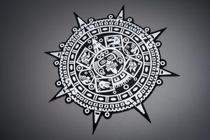 Aztec Calendar Custom Motorcycle <b>Patches</b> Multicolor Iron-<b>On</b>/<b>Sew</b>-<b>On</b> Jacket Vests Work Shirts Back <b>Patches</b> Original Heart Hat - Product Image 2