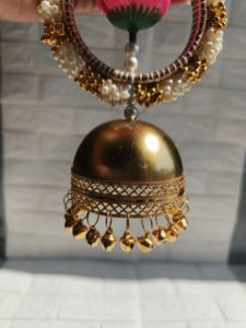 Kaleera brazalete pequeño colgante decoración del hogar colgantes de loto inauguración de la casa decoración de la boda telón de fondo Diwali templo Toran Bandarwar - Product Image 4