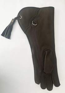 Guantes de cetrería de cuero suave de doble capa para caza salvaje guante de halcón transpirable de talla grande - Product Image 5