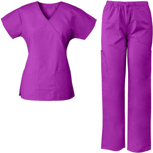 Uniforme Médico de Moda con Cierre, Conjunto de Uniforme de Enfermera para Hospital en Diferentes Diseños y Colores, Uniformes Cherokee - Suaves y Elásticos - Product Image 3