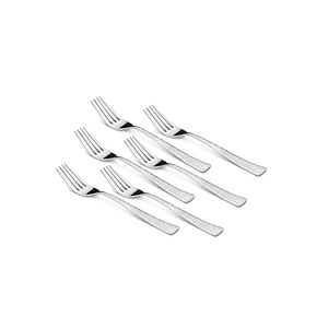 ขายส่งสแตนเลสขนมเค้กส้อมเงินทองกุหลาบทองสีดําผลไม้ส้อมและโลหะช้อนส้อมขนมหวาน - Product Image 1