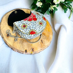 Bolsas de mosaico cuadradas de estilo informal para manualidades de lujo para reventa, bolsa de accesorios de moda a bajo precio - Product Image 1