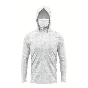 Personalizado bajo MOQ sublimación Impresión de secado rápido poliéster rendimiento pesca Sudadera con capucha UPF 50 camisa de pesca con capucha - Product Image 2