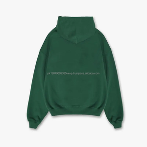 Sudadera con Capucha Personalizada sin Cordones, Unisex, Lisa, Holgada, con Hombros Caídos, 100% Algodón, Felpa Francesa, 500 g/m² - Product Image 6