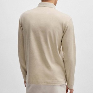 Camiseta Informal para Hombre 2026, Transpirable, de Fibra de Bambú, con Dos Botones, Tela Jersey con Estampado Personalizado - Product Image 4