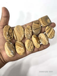 Cabujón de Jaspe Natural en Bruto, Formas y Tamaños Variados, de 20 a 30 mm Aprox. - Product Image 3