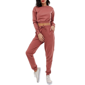 ชุดออกกำลังกายแบบไร้รอยต่อสำหรับผู้หญิงชุดออกกำลังกายแบบ2ชิ้นผ้าผ้ายืด - Product Image 1