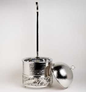 Olla de Acero Inoxidable Moderna con Diseño Árabe, Especial para Ramadán, con Acabado Pulido para Fiestas, Buffets, Bodas y Hoteles - Product Image 1