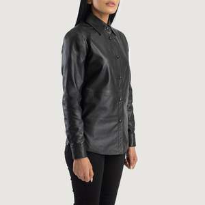 Veste de sport Zenith Premium Slim noire réversible (peau de mouton/PU) XL, douce, fine, pour l'hiver, le printemps et l'automne, en polyester pour plus de confort - Product Image 2