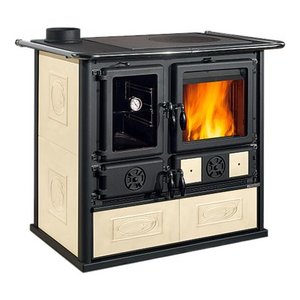 8.2kW ROSA Sinistra Reverse Vst 16 Indoor Heating Wood <b>Stove</b> Modern Cast Iron Design 103x65x85,1cm - Product Image 1