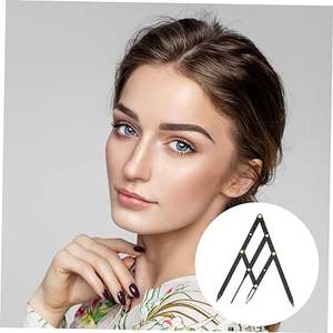 เครื่องมือวัดรูปร่างคิ้วไม้บรรทัดแบบไมโครเบลดไม้บรรทัดอัตราส่วนทองคำไม้บรรทัดสแตนเลสไม้บรรทัดวัดคิ้ว - Product Image 6