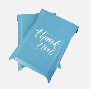 Sacoche postale en plastique vert menthe Poly sacs auto-scellants enveloppes d'expédition de courrier emballage sac de vêtements - Product Image 1