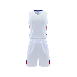 Conjunto de camiseta y pantalones cortos de baloncesto sin mangas, uniforme de equipo personalizado para hombre, sublimado Kit ODM con estampado, proveedor de ropa deportiva al por mayor - Product Image 3