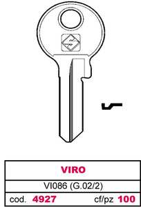 Chiave Asc Vi086 (g.Vac 2) Viro - Product Image 1