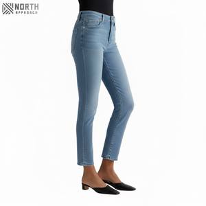 Oem <b>Women's</b> Denim Pants Top Quality Wholesale Slim Fit Plus Size <b>Womens</b> <b>Jeans</b> Sexy High Waist <b>Elastic</b> Denim For Ladies Skinny - Product Image 5