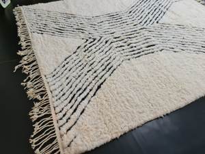 Tapis marocain dépouillé noué à la main 8x10 tapis en laine de mouton pour salon décor à la maison chambre d'hôtel au prix de gros OEM - Product Image 6