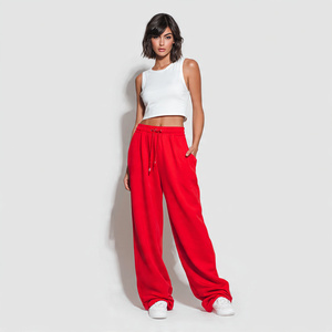 Pantalones Deportivos Sublimados OEM para Mujer, Pantalones de Chándal con Estampado de Moda Urbana para Invierno, Pantalones de Pijama de Felpa de 450 GSM - Product Image 2