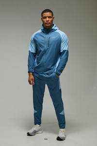 Chándal Deportivo Personalizado con Logotipo, Ecológico, Informal, de Poliéster, con Cierre, para Uso en el Gimnasio, Diseño de Impresión por Transferencia de Calor, Venta al Por Mayor - Product Image 4