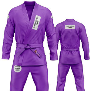 ชุดยูโด/ยิวยิตสู แบบยูนิเซ็กซ์ สกรีนโลโก้ได้ตามต้องการ ชุดออกกำลังกายสำหรับผู้ใหญ่ ชุดกิโมโนฝึกซ้อมยิวยิตสู พร้อมโลโก้ สำหรับศิลปะการต่อสู้ - Product Image 5