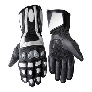 <b>Top</b> Selling Custom Logo Leather Touch Screen Full Finger Motorbike Gloves-Waterproof Breathable Quick Dry Outdoor Sports Gloves - Product Image 4