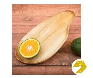 Exquisita bandeja de madera hecha a mano Natural Durable Elegante plato de comida elegante Comedor de lujo Ecológico en venta Bandeja de madera - Product Image 1