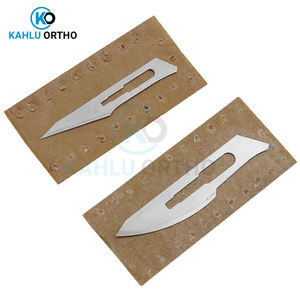 Prix de gros du meilleur fournisseur KAHLU Lames de scalpel en acier inoxydable neuves Poignées à alimentation manuelle Service OEM disponible - Product Image 6