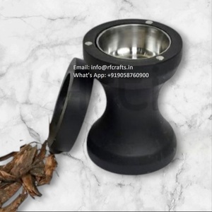 Quemador de madera hecho a mano Bakhoor quemador de incienso Madhkan quemador árabe Oud para fragancia de Ramadán DE LA India - Product Image 5