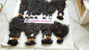 Venta al por mayor de alta calidad virgen crudo indio Remy extensiones de cabello humano de doble trama onda natural-fabricante directo - Product Image 3