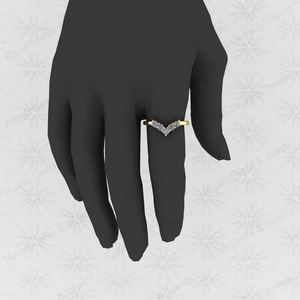 Vente de Noël, bague de fiançailles en or véritable 14 carats, moissanite blanche CZ, taille brillante de 2 mm, sertie à griffes, bijoux pour femmes - Product Image 5