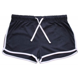 Venta al por mayor de pantalones cortos de algodón transpirable de verano con logotipo personalizado para mujer - Product Image 3