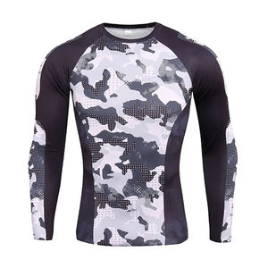 เสื้อรัดรูป MMA rashguard 2025แขนยาวหรือสั้นออกกำลังกาย Jitsu BJJ sublimated UV - Product Image 6