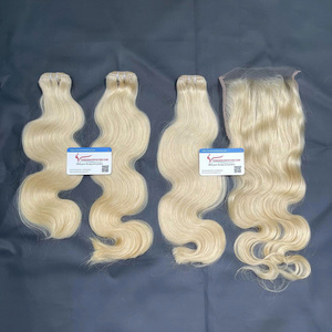 Pelucas hechas a máquina de pelo doble dibujado de onda de cuerpo de lujo, extensiones de cabello humano crudo de onda de cuerpo de color degradado con flequillo - Product Image 6