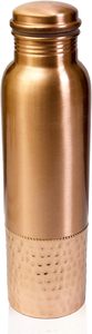 Hot Trending 100% Copper <b>Metal</b> <b>Bottle</b> Hammered Water <b>Bottle</b> Enamel Printed Travelling And Gym Drinkware Copper Water <b>Bottle</b> - Product Image 6