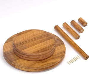 Soporte de madera y resina para pasteles, elegante soporte decorativo para postres para bodas, fiestas de cumpleaños y uso moderno en la cocina del hogar de la India - Product Image 2