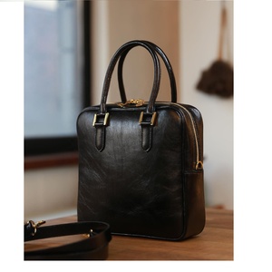Luxury Quality Genuine Leather Handmade Hand <b>Bag</b> With <b>Long</b> Strap Shoulder <b>Bag</b> Top Indian Supplier Manufacturer Saman Exports - Product Image 5